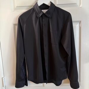 Ministry of Supply Black Casual Button Down Shirt